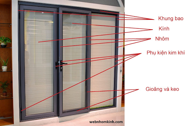 Cửa sổ mở trượt nhôm Việt Pháp hệ 2600 màu cafe Cửa sổ mở trượt nhôm Việt Pháp hệ 2600 màu cafe