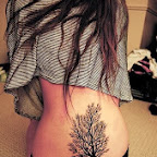girl trees - Lower Back Tattoos Designs