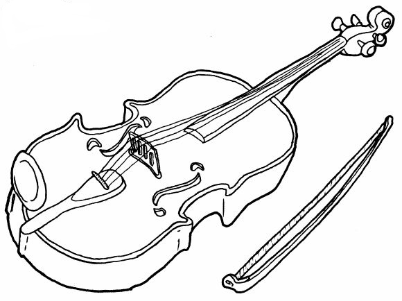 pics Violín Dibujo Para Colorear dibujos de violin para colorear