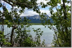 View from picnic table in Waterton Lakes NP