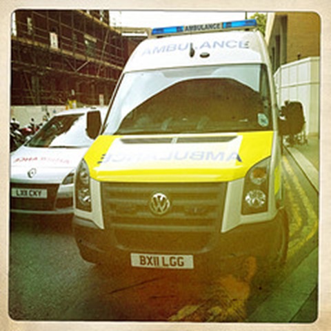 May- an emergency vehicle