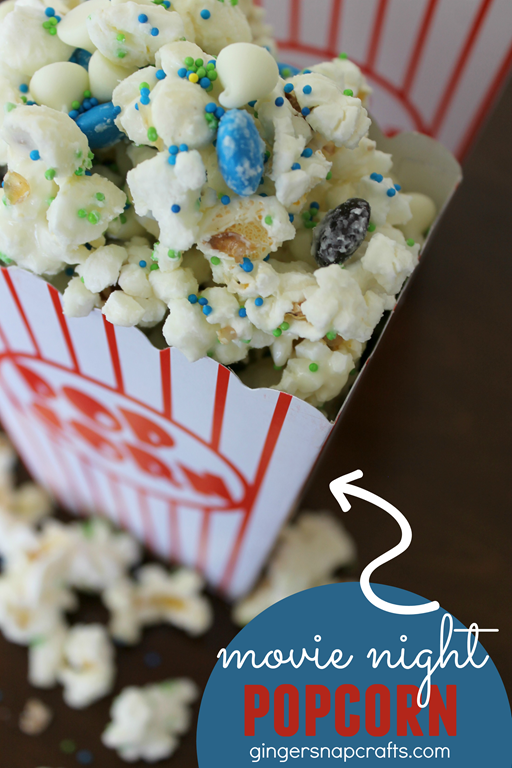 Movie Night Popcorn Recipe at GingerSnapCrafts.com #movienight4less #cbias #ad