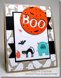 LeAnne Pugliese WeeInklings Boo Motley Monsters Halloween Stampin UP