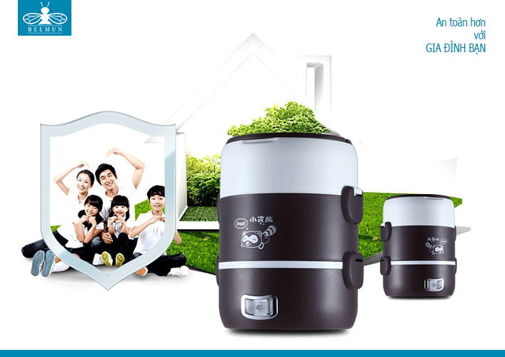 Hộp cơm trưa cắm điện Racoons HM-2018