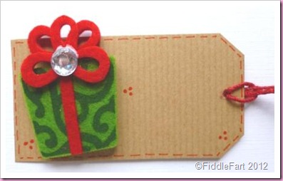 Kraft Christmas Parcel tags Crafts