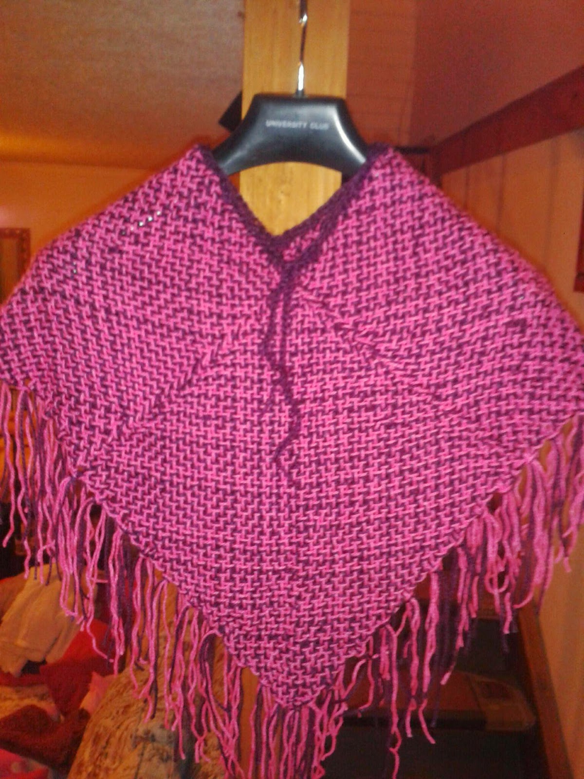 Poncho Con Flecos De Ganchillo Para Mujer Y Niña - Chal étnico De Punto, Ideal Para Vacaciones Y Looks Bohemios