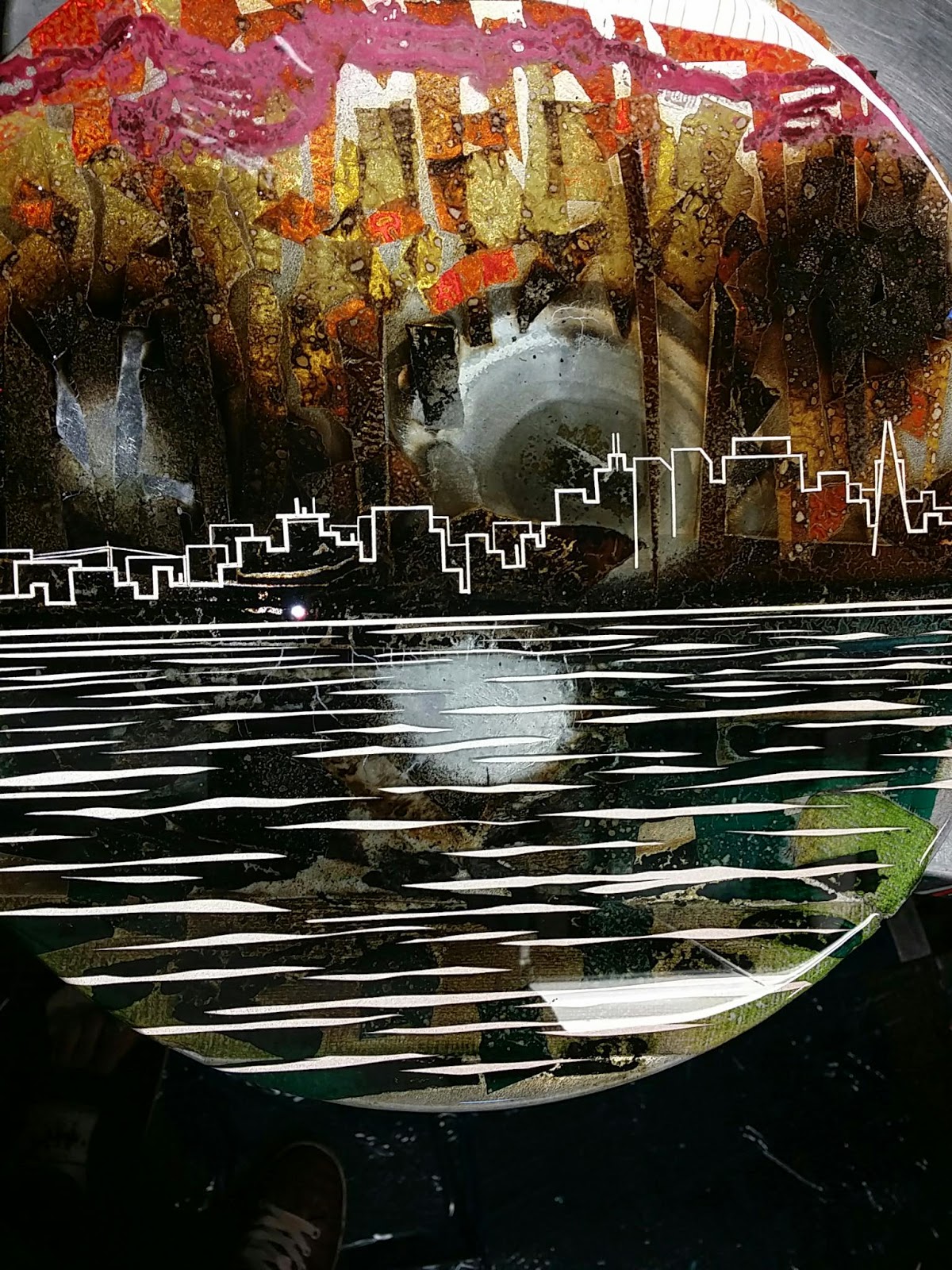 TAPED METAL CANVAS Toxic 415