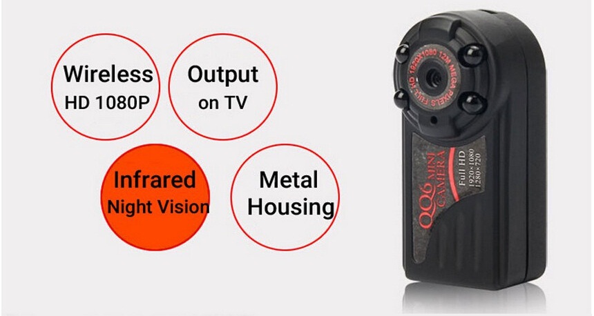 mini Camera QQ6 Full HD