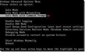 safemode COMMAND PROMPT