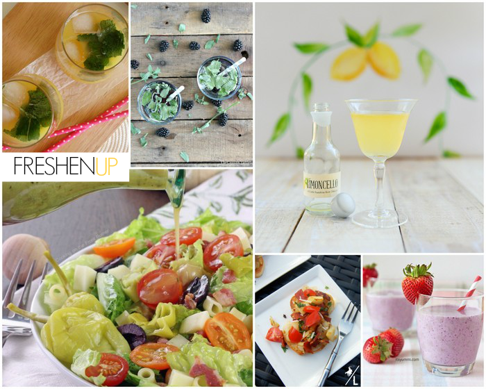Features from homework : FRESHEN UP (refreshing drinks, salads and more)
