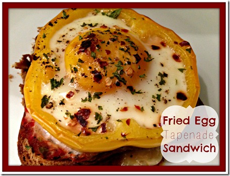egg tapenade sandwich