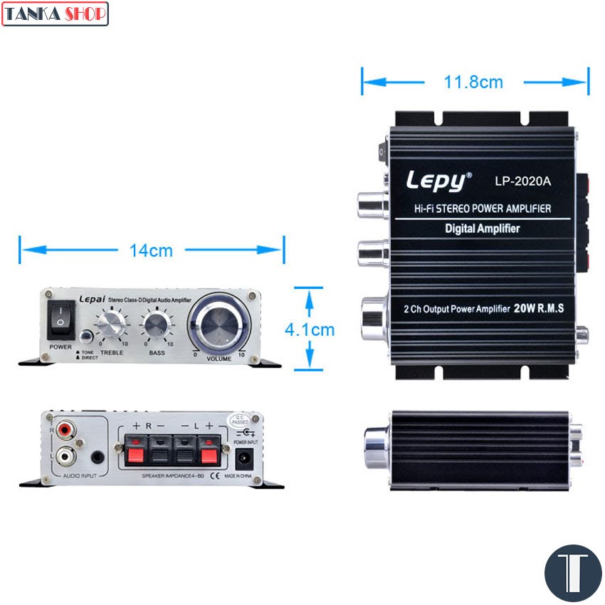 Bộ khuếch đại âm thanh công suất lớn Lepy LP-2020A