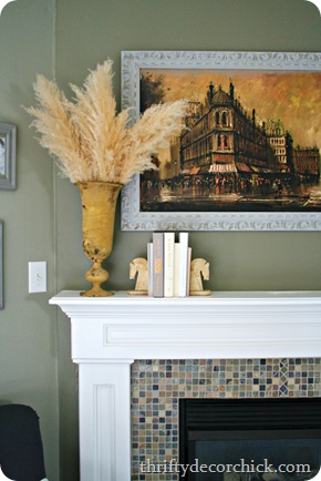 how to decorate a mantel