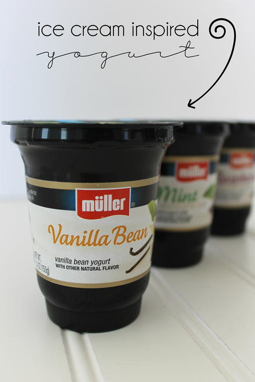 Muller ice cream inspired yogurt
