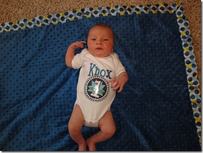 8.  Knox at one month
