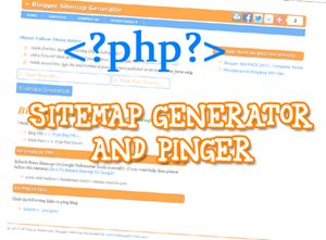 blogger sitemap generator
