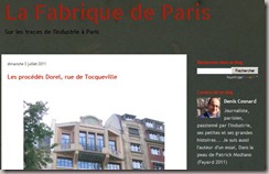 La fabrique de paris - Blog de D.Cosnard