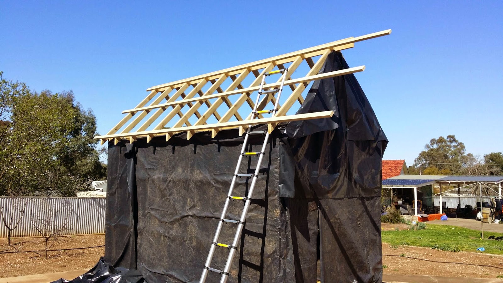 HugosTinyHouse Roof Battens