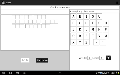 Dictons et citations - náhled
