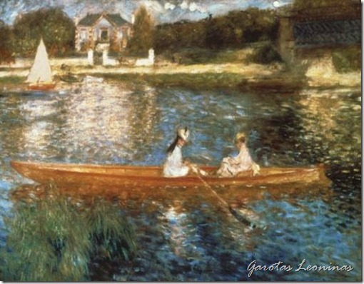 Boating on the Seine Pierre Auguste Renoir
