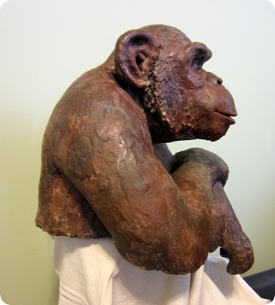 papier machechimpanzee