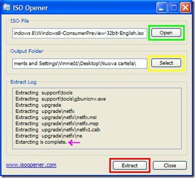 Estrarre il contenuto dei file ISO nel PC con ISO Opener senza