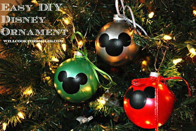 DIY Easy Disney Ornament 3ed