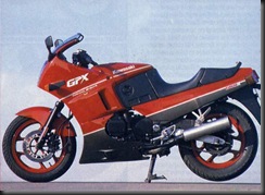 Kawasaki GPX600R 87  1