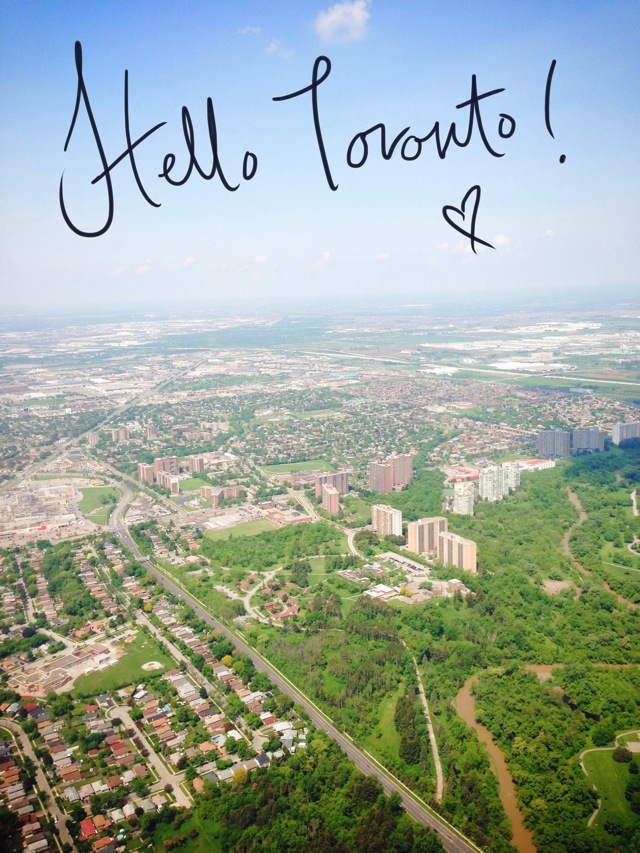 toronto from above