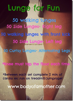 Lunge Workout
