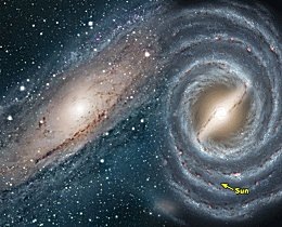 Universo indiferente: futura fusión de nuestra galaxia con Andrómeda