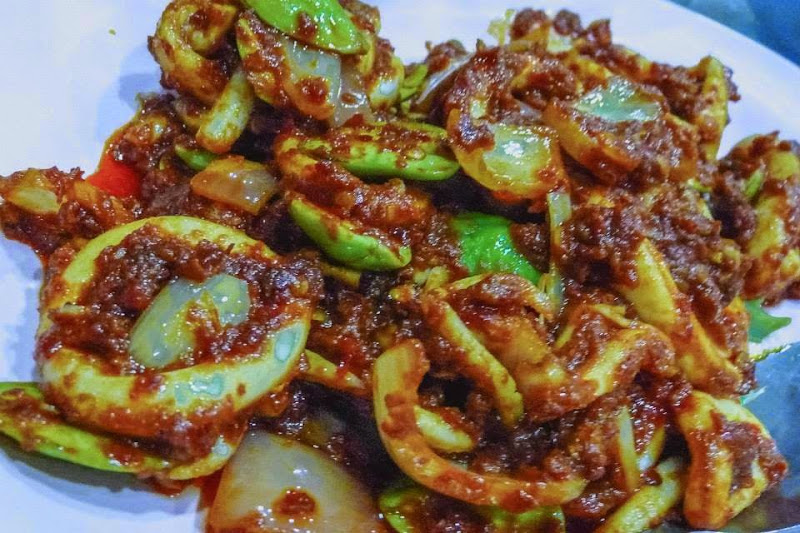 Sambal Sotong Petai Auntie Lee Restaurant Malaysia Food Restaurant Reviews