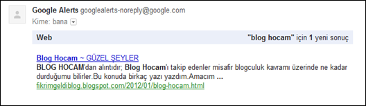 Google Alerts Kimler Link Vermiş? Google Alerts Kimler Link Vermiş?