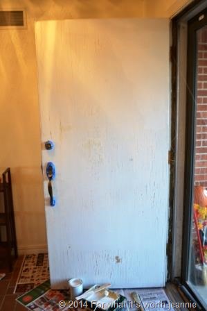 door needs paint