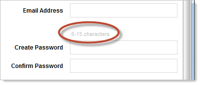 Limite di 15 caratteri per la password dell'archivio