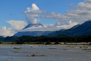 the glacial matanuska River