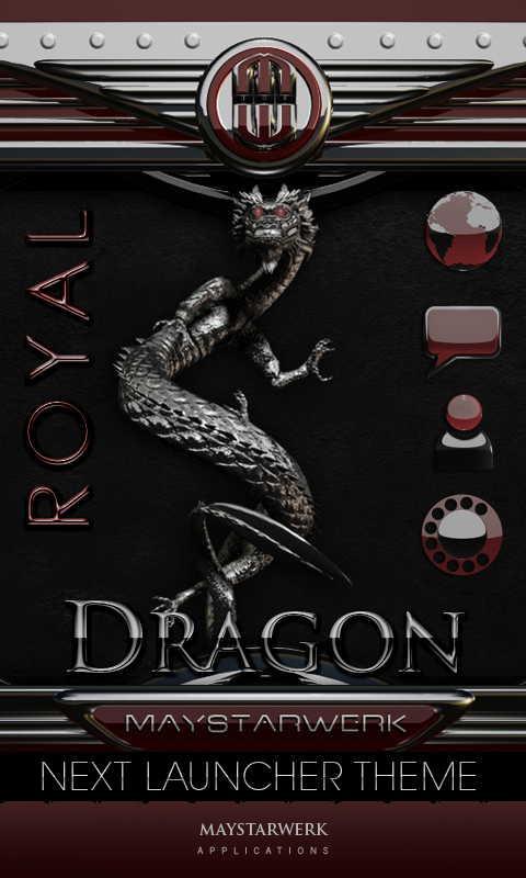Android application NEXT theme royal dragon screenshort