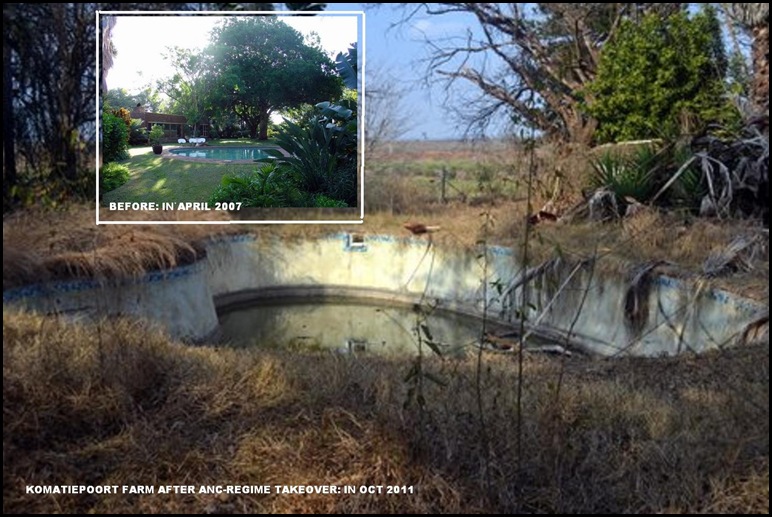 KOMATIEPOORT FARM SWIMMING POOL AFTER ANC TAKEOVER3YRS LATER OCT2011