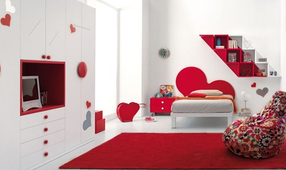 Dormitorios rojos