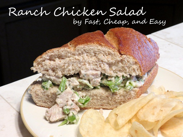 ranch chicken salad fast cheap and easy2