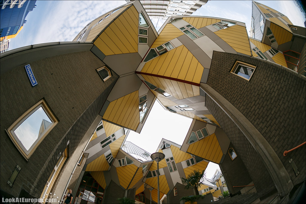 LookAtEurope.com - Кубические дома в Роттердаме | Holland, Kubuswoningen in Rotterdam