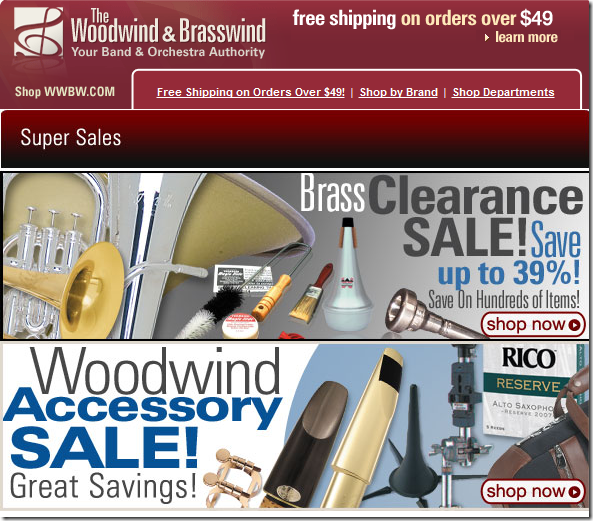 The Woodwind   Brasswind Newsletter fin julio
