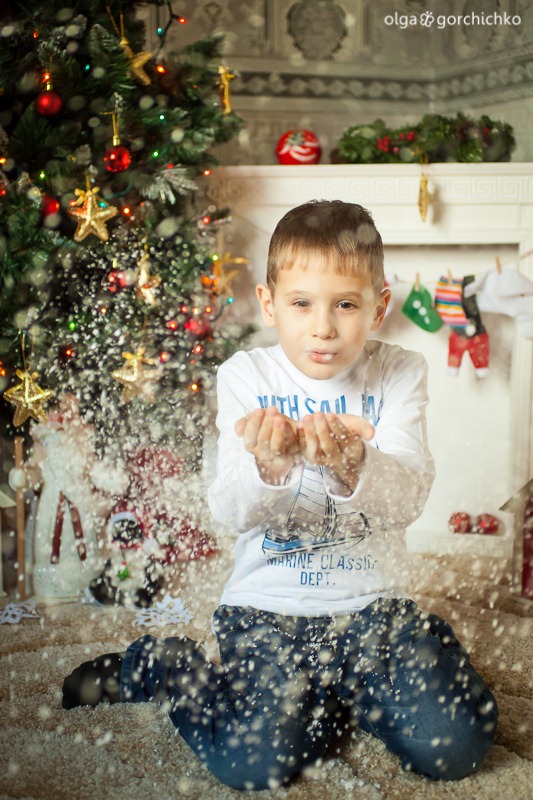 Детский новогодний фотопроект Рождественские мечты. 31. Настя и Никита-23