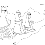 reyes magos para colorear (5).png