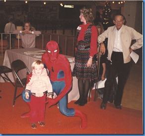 Bry, spiderman and Papa Nov 1982