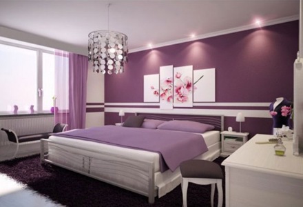Habitación color violeta habitaciones-de-diseño-decoracion-color-violeta-habitaciones