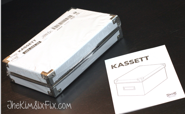 Ikea Kassett Photo box hack
