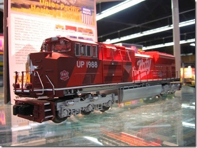 IMG_5351 O27 Union Pacific Heritage Fleet SD70ACe #1988 (Missouri-Kansas-Texas) by MTH at the WGH Show in Portland, OR on February 17, 2007