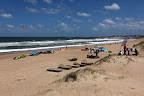En José Ignacio, una playa inesperada: la del parador Las Rosas. Foto: LA NACION / Sebastián Rodeiro