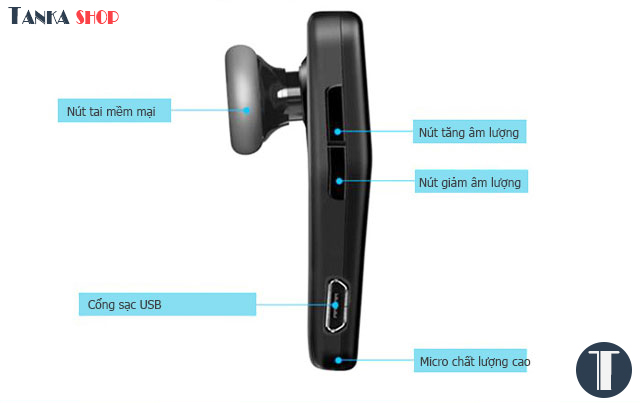 Tai nghe bluetooth cho điện thoại Bluesong H13S